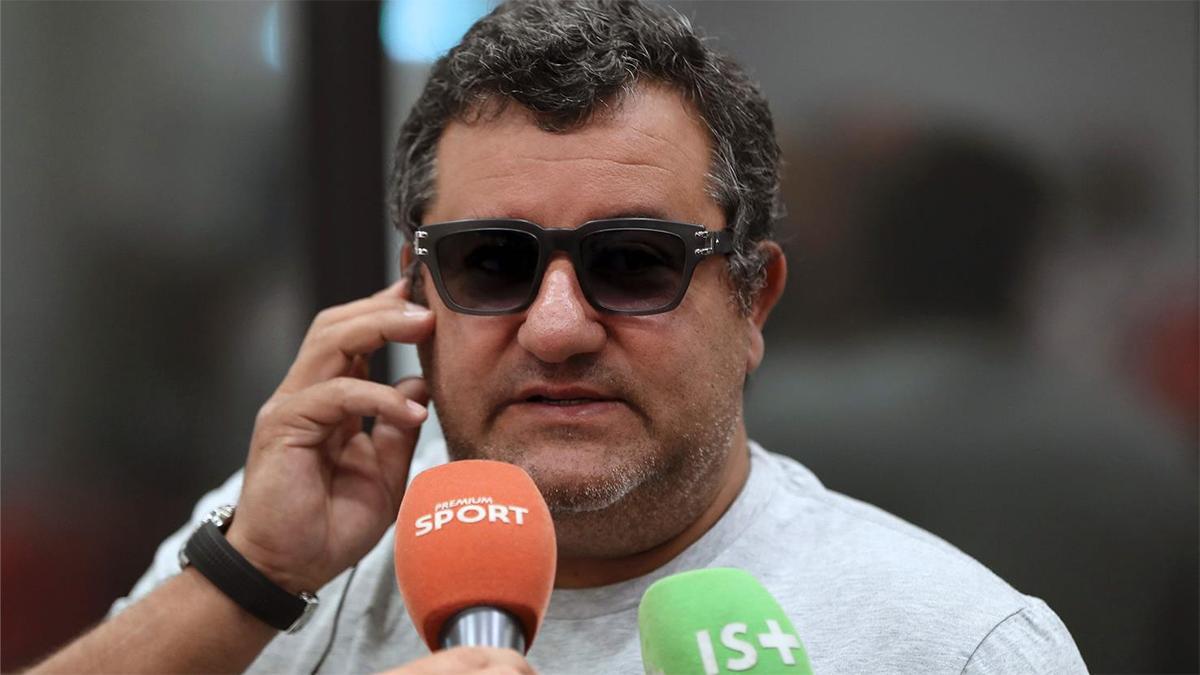 Mino Raiola y el padre de Haaland, cazados en Barcelona