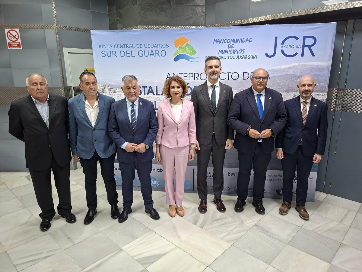 Presentación del anteproyecto de la desaladora de la Axarquía.