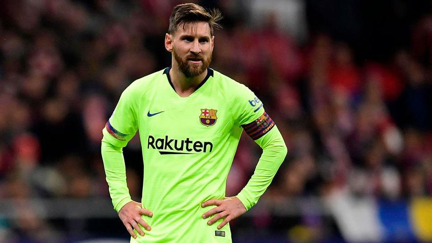 El jugador del Barcelona Lionel Messi