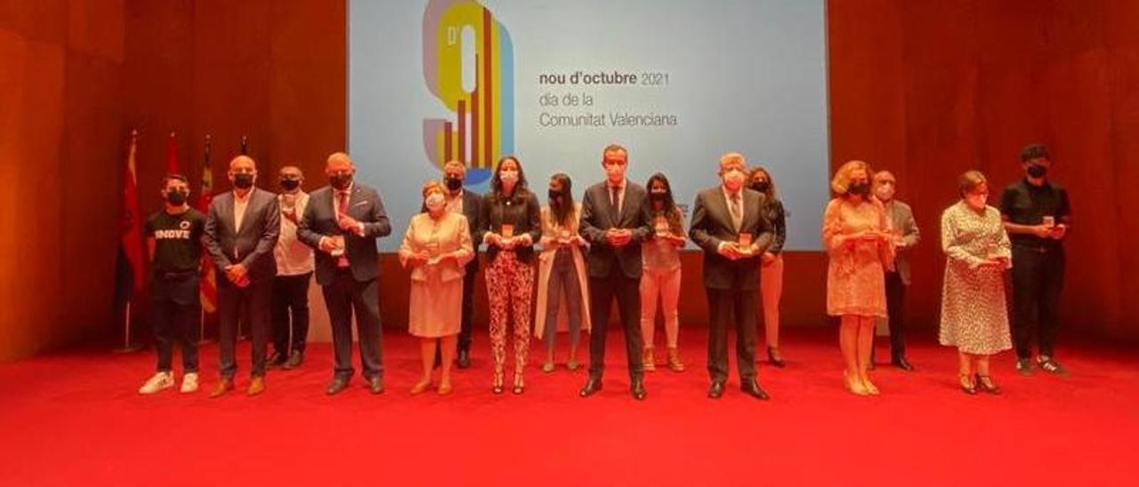 Los premiados en el 9 d'Octubre por el Ayuntamiento de Elche