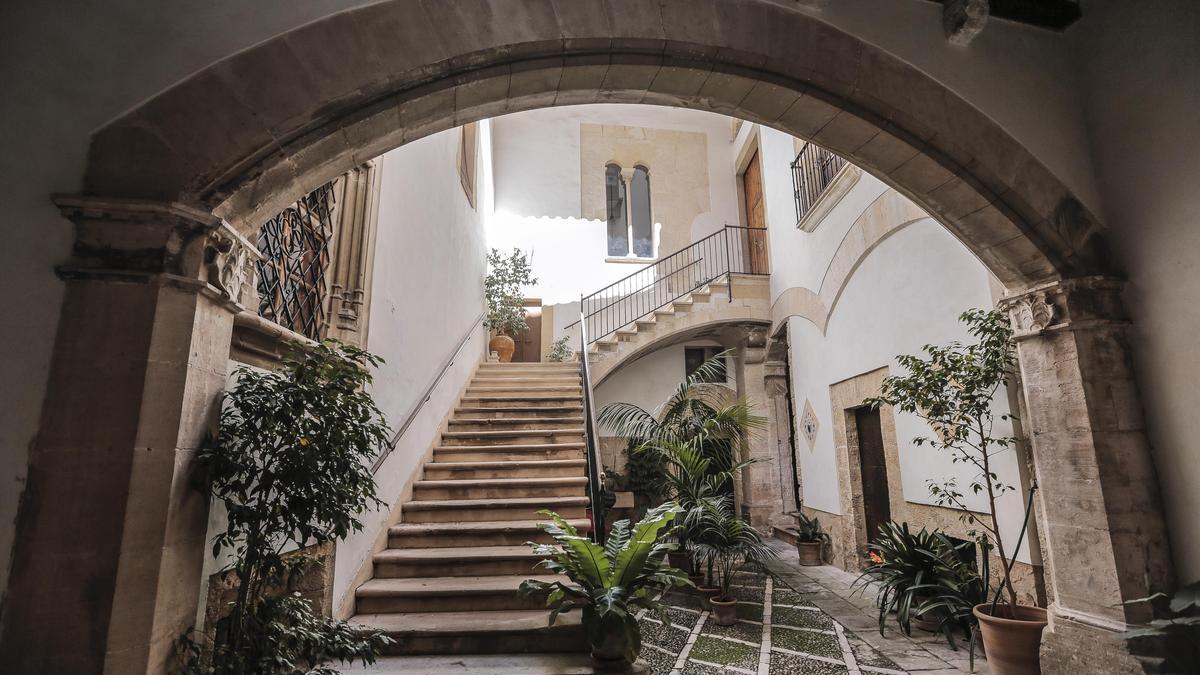 Patio de Ca l’Oïdor Berga.