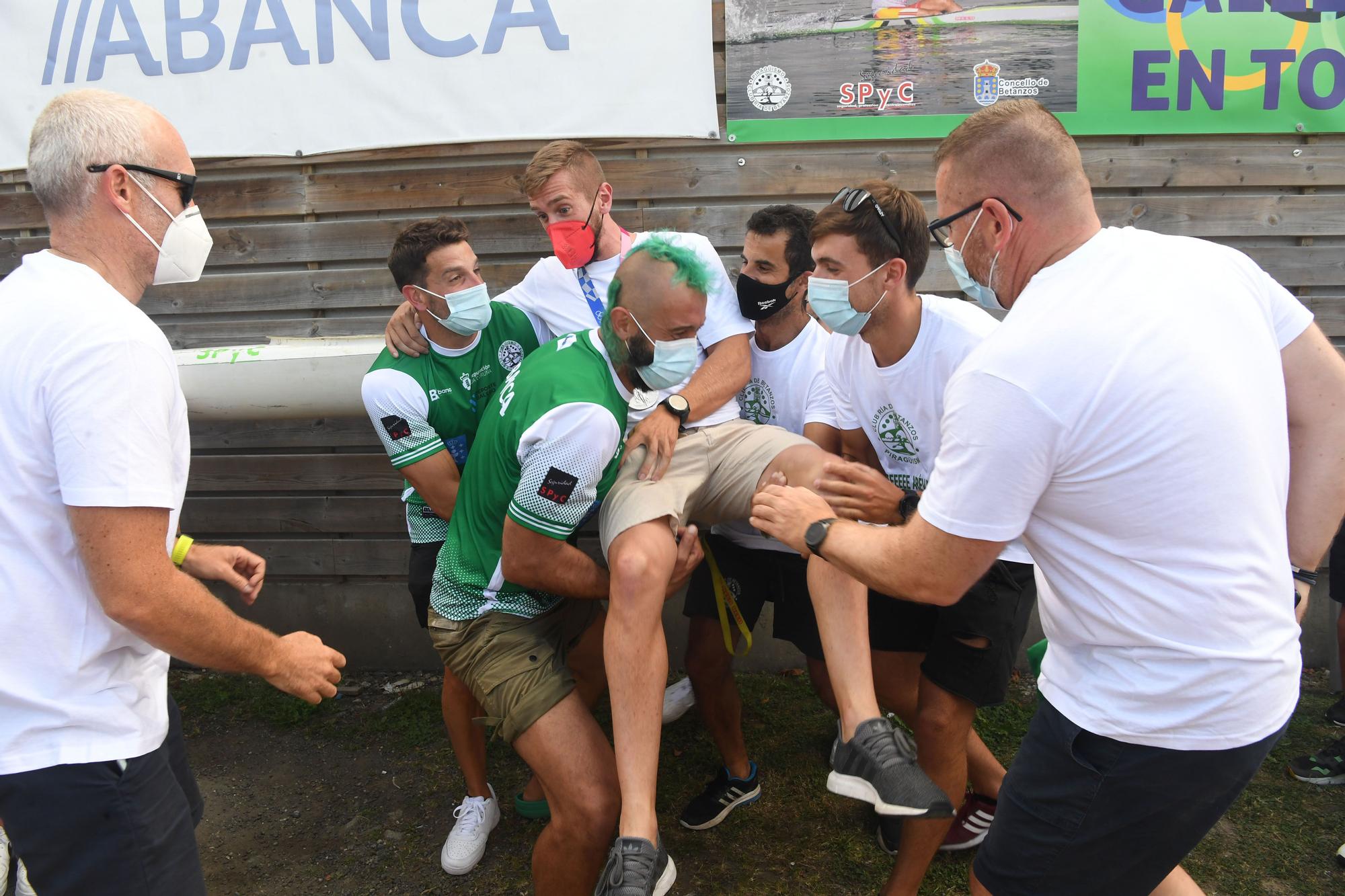 Recibimiento con honores para el subcampeón olímpico Carlos Arévalo