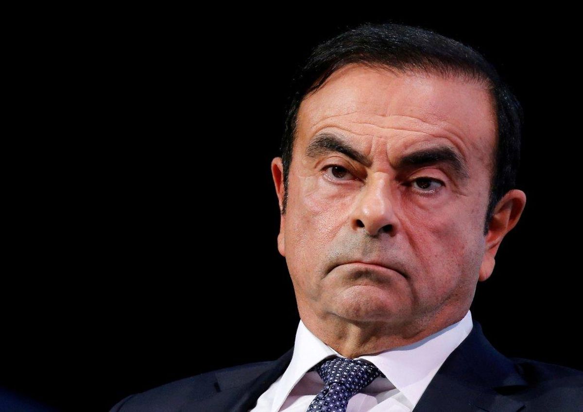 FILE PHOTO - Carlos Ghosn  chairman and CEO of the Renault-Nissan-Mitsubishi Alliance  attends the Tomorrow In Motion event on the eve of press day at the Paris Auto Show  in Paris  France  October 1  2018   REUTERS Regis Duvignau File Photo