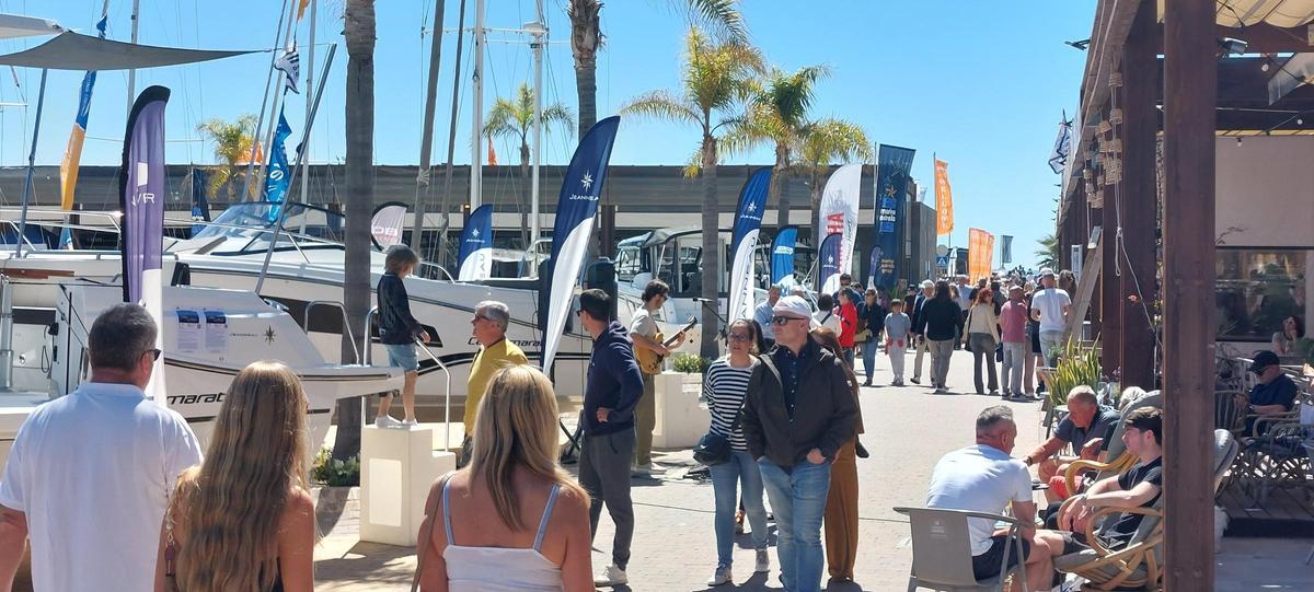 Durante los días del Boat Show, Marina de las Salinas se convirtió en un auténtico centro de actividad náutica.