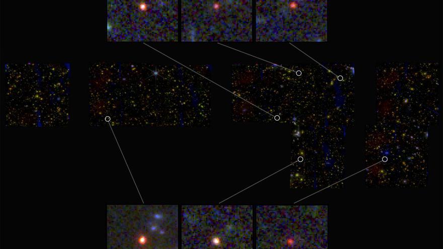 Identifican seis galaxias &quot;muy, muy lejanas&quot;