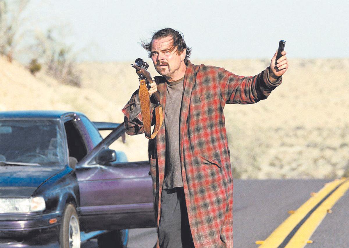 El actor Leonardo DiCaprio, en un fotograma de la película ‘Una batalla tras otra’