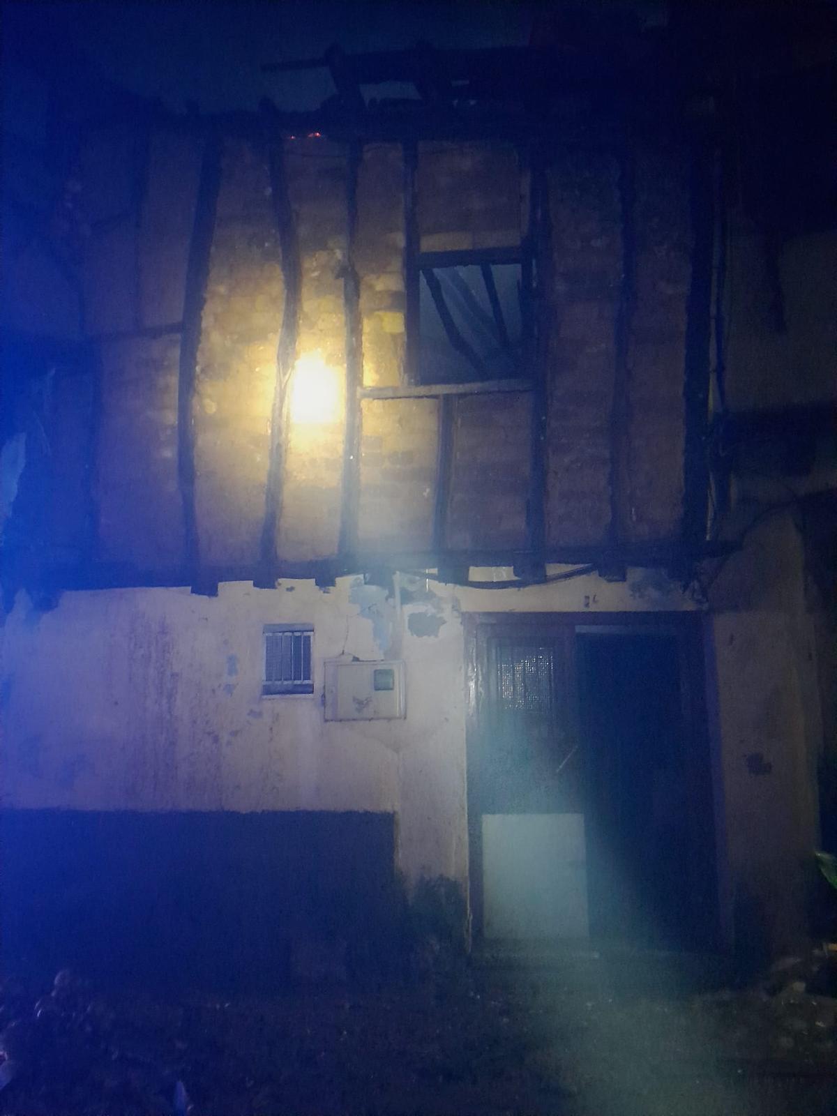 Incendio en Villanueva de la Vera