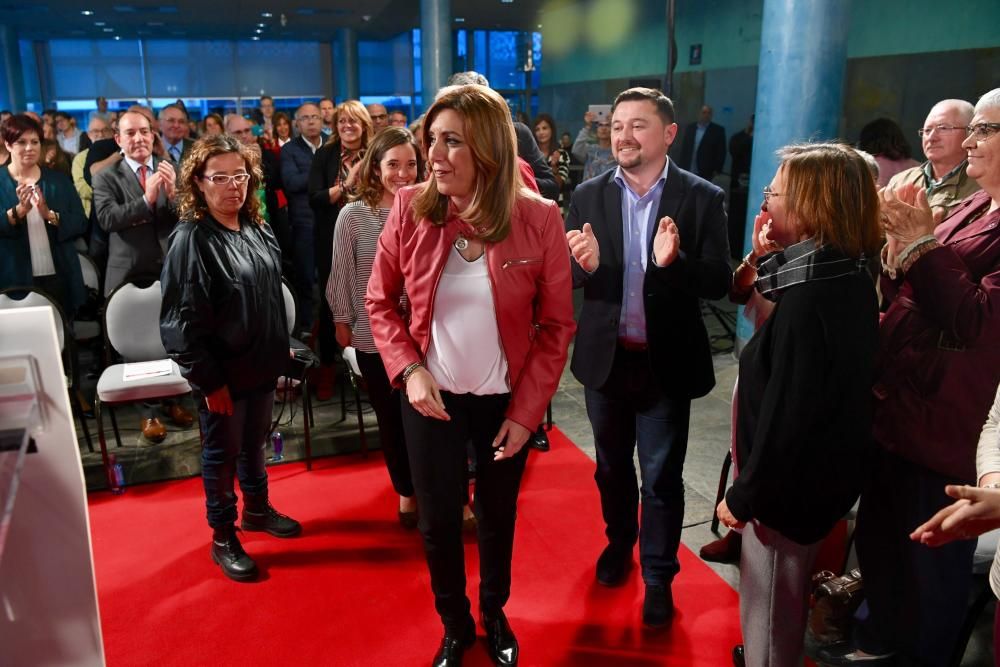 Acto de Susana Díaz en A Coruña