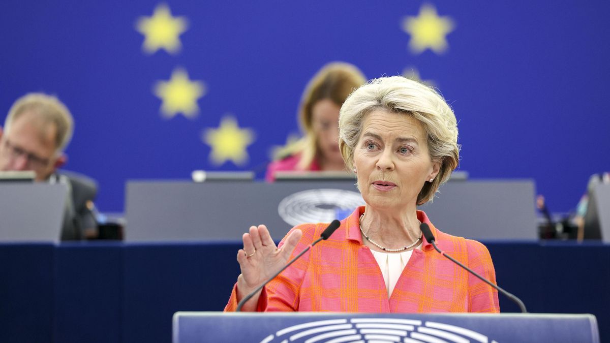 La presidenta de la Comisión Europea, Ursula von der Leyen.