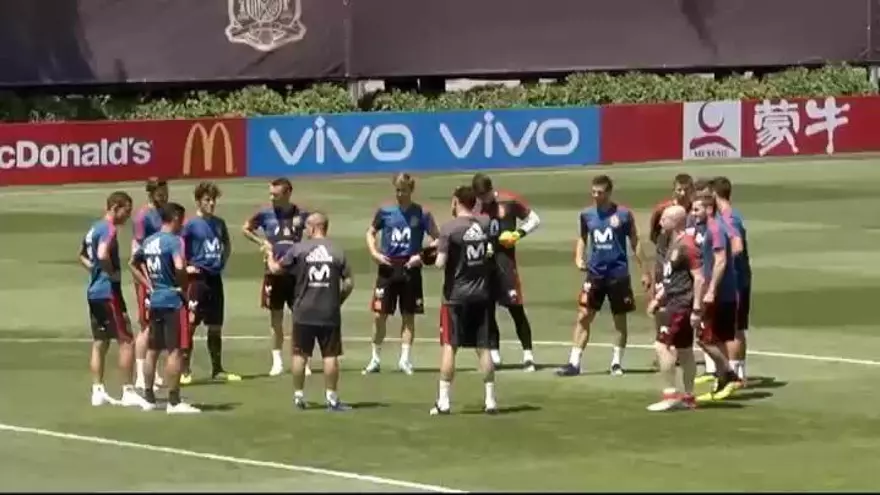 Mundial 2018: La Roja se entrena bajo el calor de Krasnodar