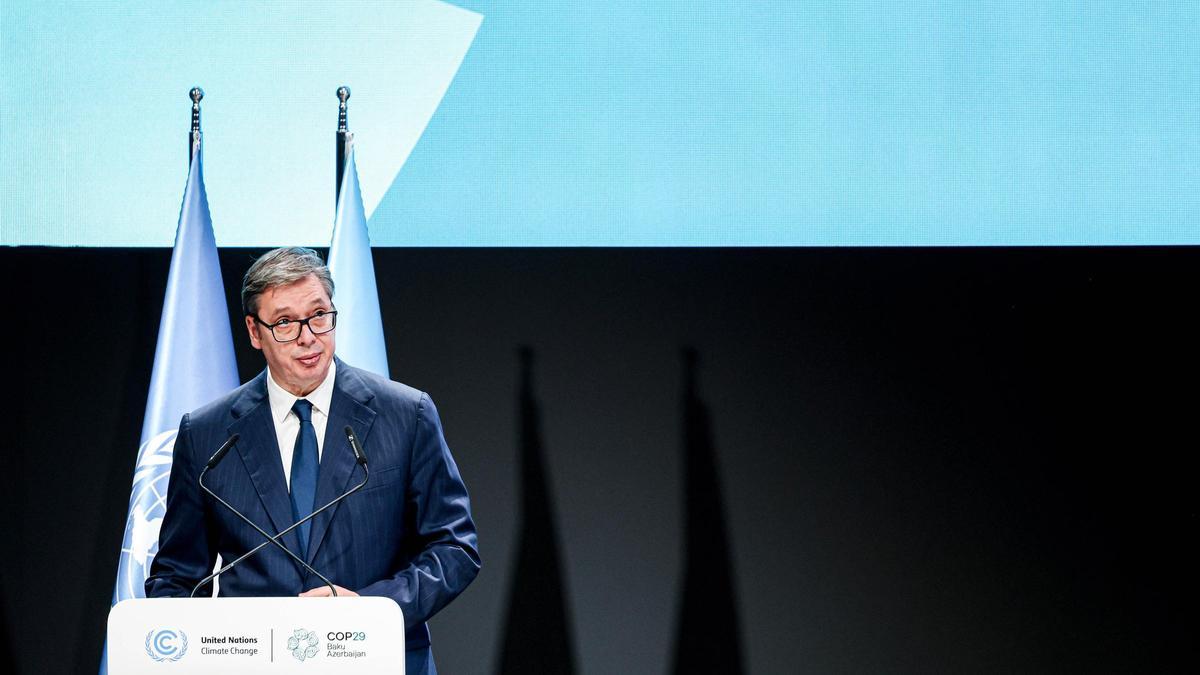 Archivo - Imagen de archivo del presidente de Serbia, Aleksander Vucic
