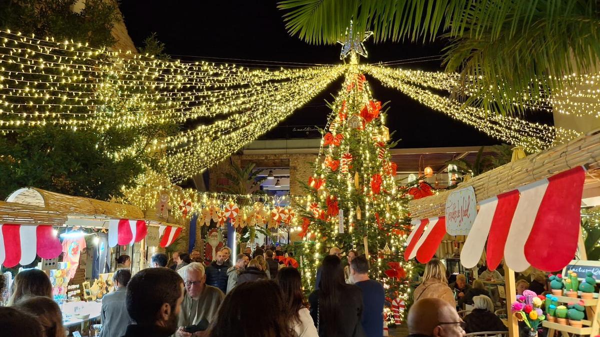 Árbol de Navidad en Dénia.