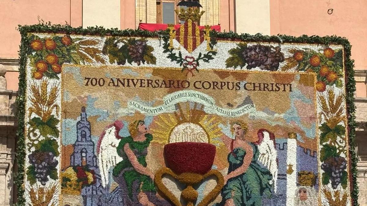 València celebró el 700 aniversario del Corpus Christi.