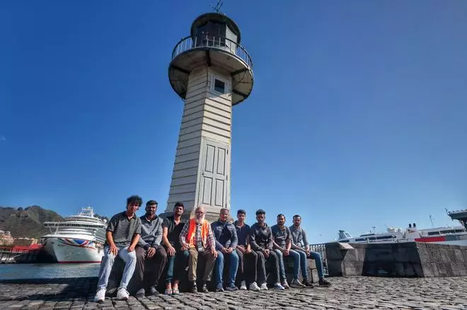 Marineros indios del 'barco de la droga' que se quedaron tirados en Tenerife