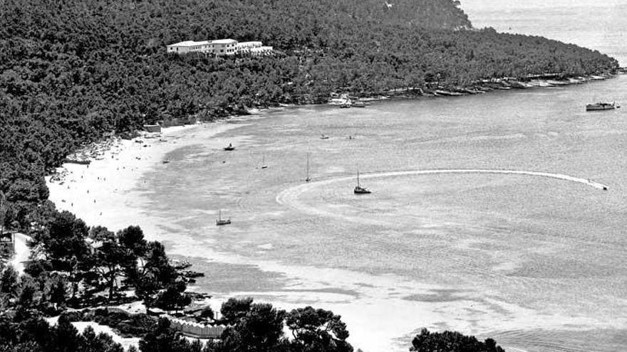 Die Playa de Formentor in den 60er-Jahren.