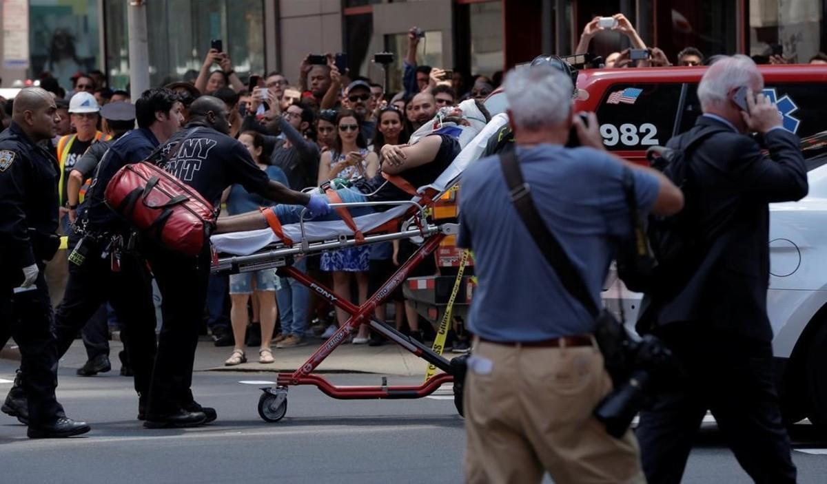 Atropello en Times Square