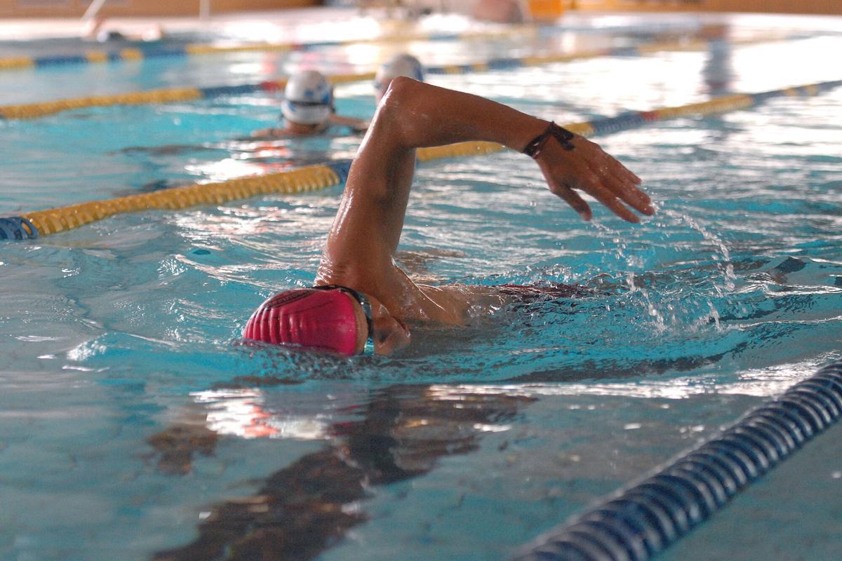 A ESTRADA. MARIO LOPEZ NADADOR RECHAZO RIÑON TRASPLANTE PISCINA CLIMATIZADA