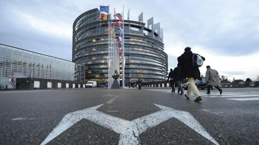 Vista del edificio del Parlamento Europeo en Estrasburgo.