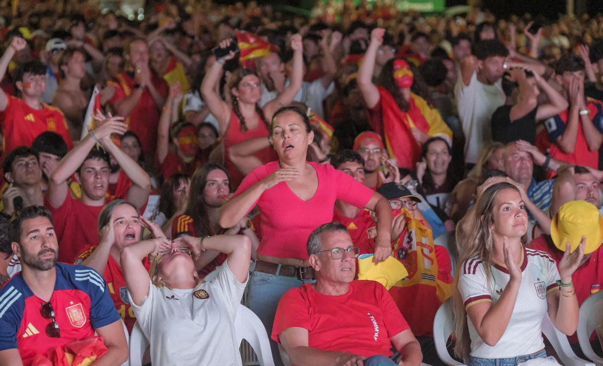 Final del Mundial España - Argentina en La Plaza de la Música Final del Mundial España - Argentina en La Plaza de la Música