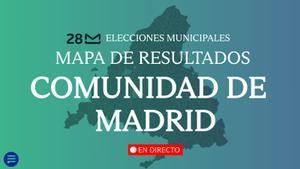 Resultados en directo: elecciones municipales en Comunidad de Madrid