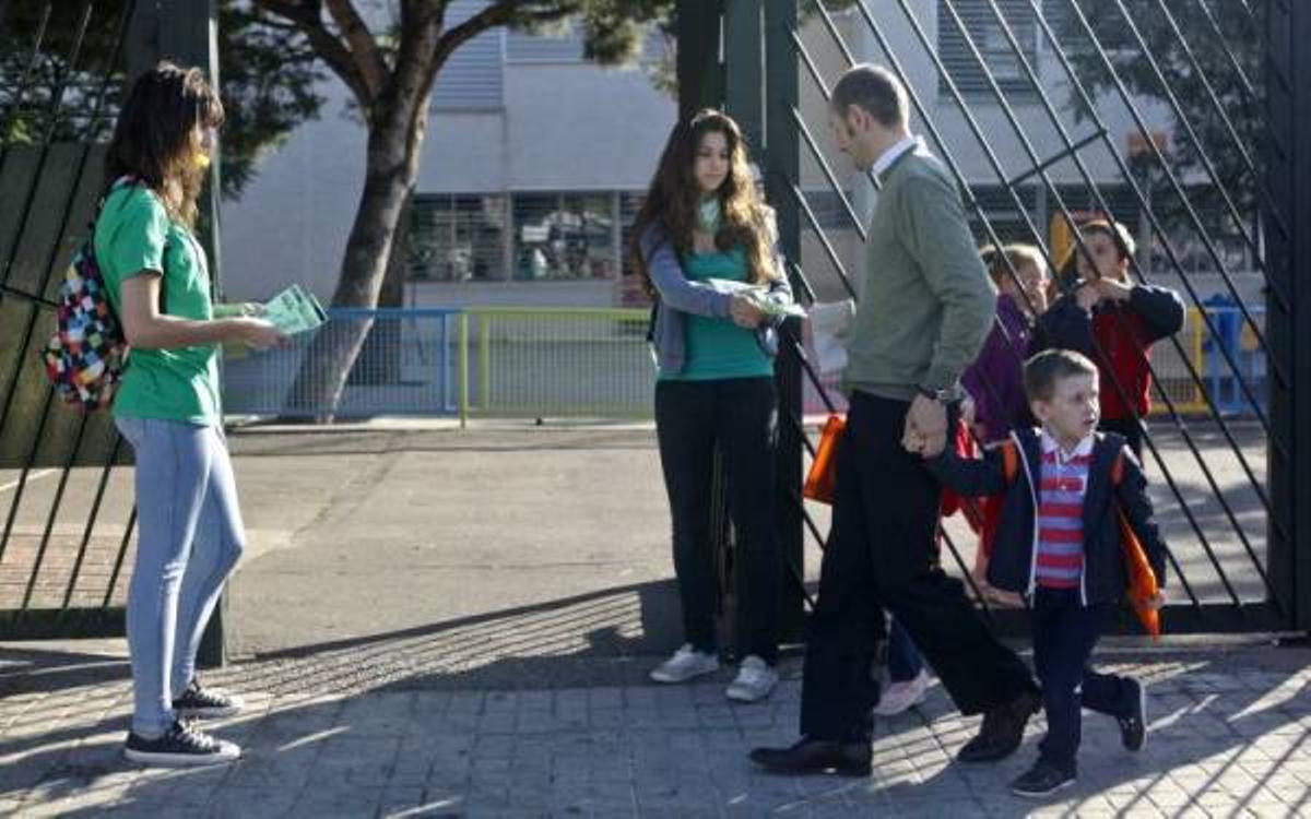 Las imágenes de la jornada de huelga de la enseñanza