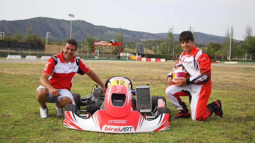 El mallorquín Hugo Mañas, subcampeón de España de karting