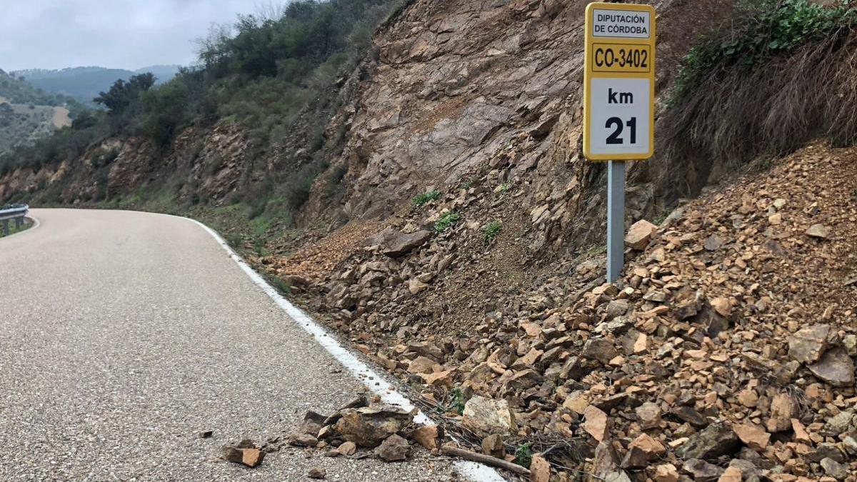 Cs reclama inversiones a la Diputación en un tramo de la carretera de Trassierra por su “alto riesgo”