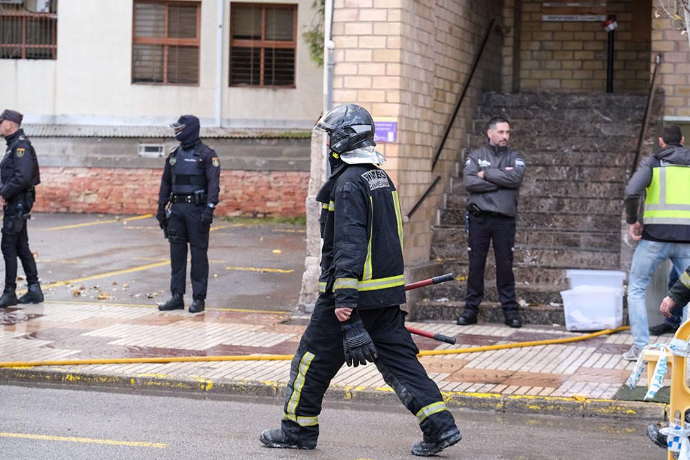 Incendio en los Juzgados de Ibiza