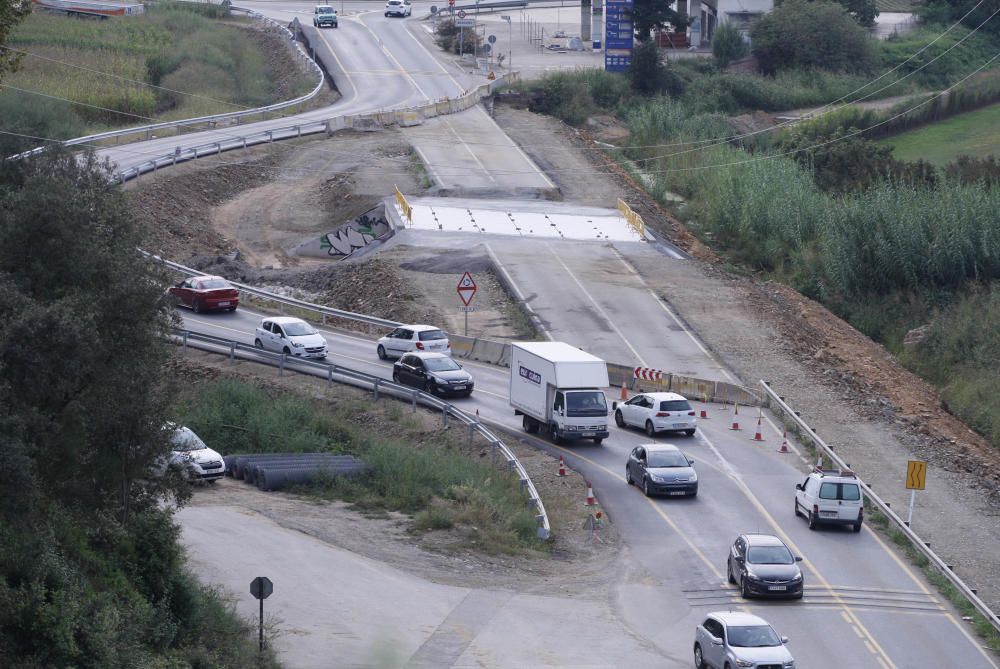 Obres al tram de la Pilastra