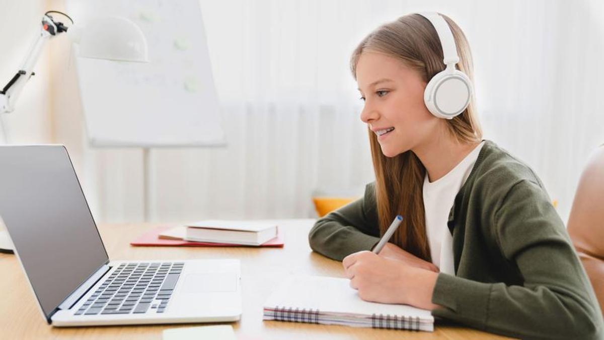 Una joven estudiante.