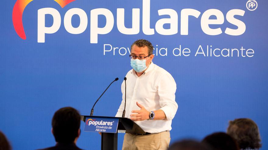 El PP de Alicante exige a Puig descentralizar los recursos autonómicos tras el polémico reparto de ayudas a la innovación