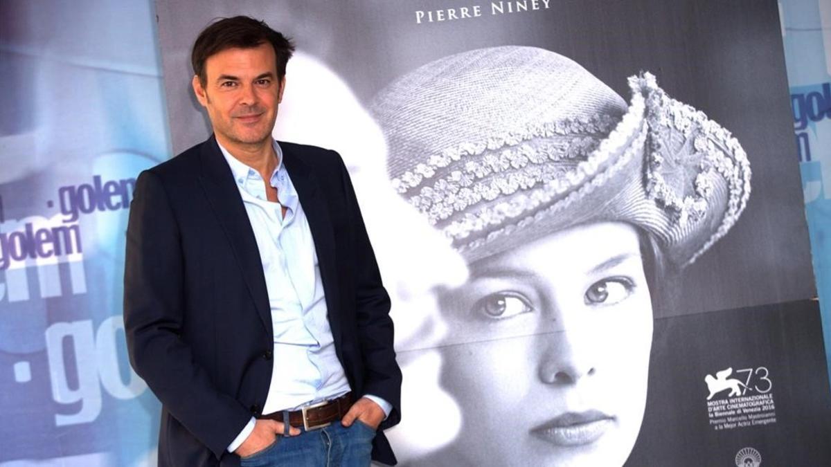 El director francés François Ozon durante la presentación de `Frantz¿ en Madrid.