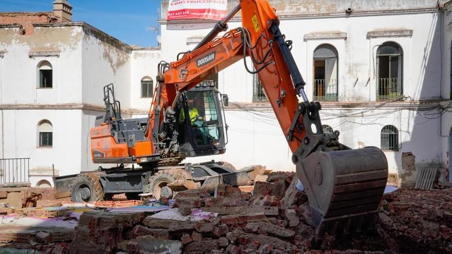 VÍDEO | Comienzan las obras de reforma del Palacio de Godoy