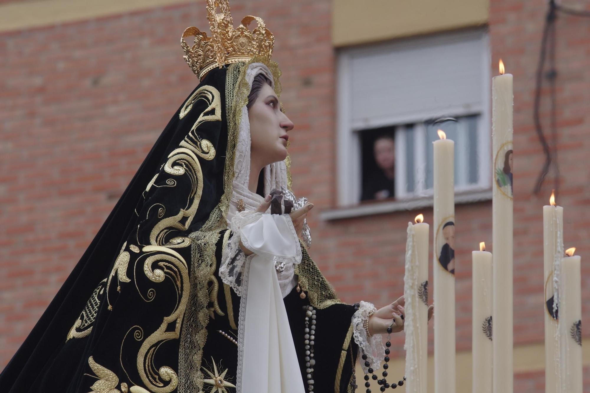 Procesión del Grupo Parroquial de Jesús en su Pasión, Ntra. Sra. de los Desamparados y Santa María Goretti