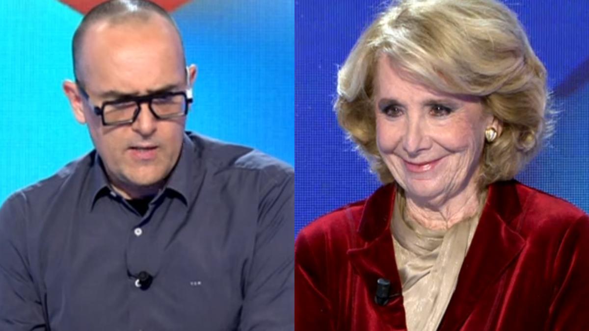Risto Mejide y Esperanza Aguirre en 'Todo es mentira'