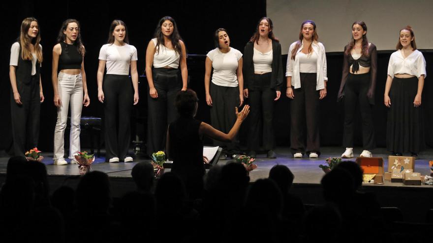 Un moment del concert solidari del Cor Geriona