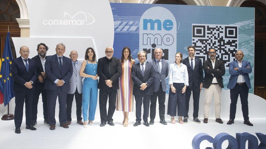 En la imagen superior, miembros de la Junta Directiva de Conxemar