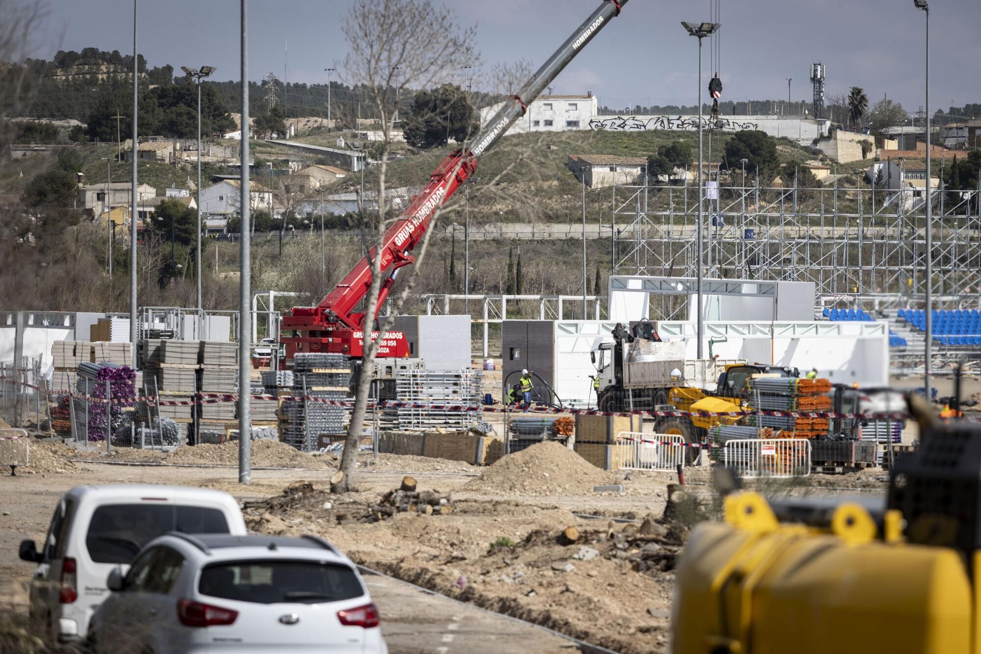 En imágenes | Así ha sido la construcción de la 'mini Romareda' 