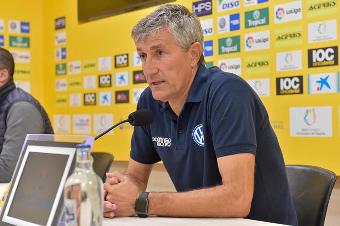 Quique Setién, entrenador de la Unión ...