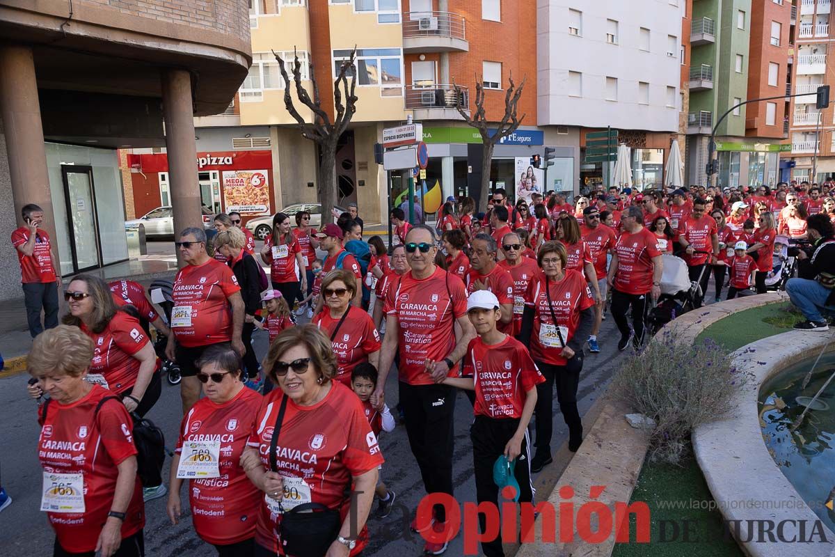Marcha de la ONG Delwende en Caravaca