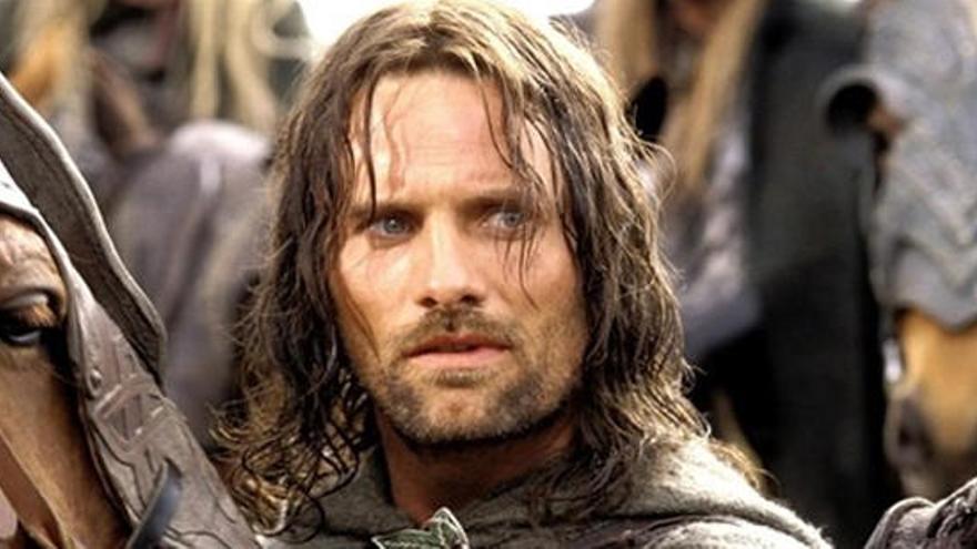 Viggo Mortensen en el paper d&#039;Aragorn.