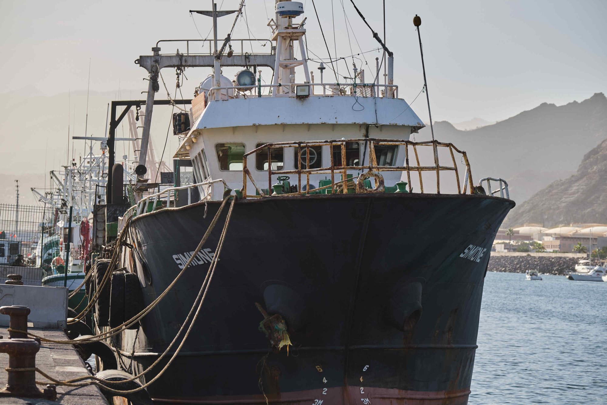 El barco 'Simione', capturado en aguas canarias con tres toneladas de cocaína