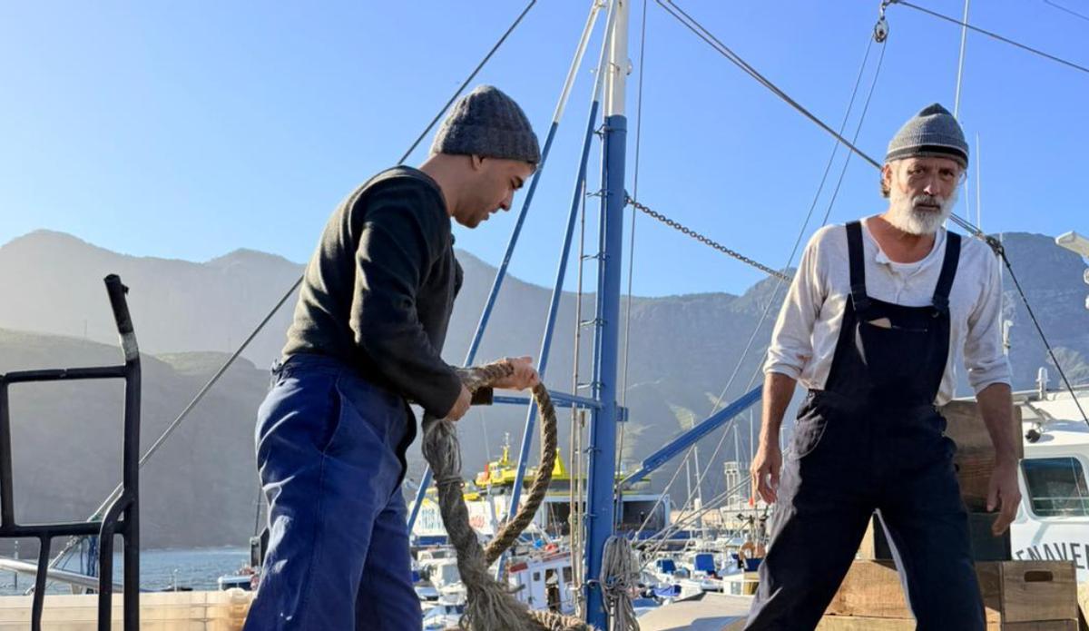 Rodaje de 'A la deriva' en Agaete