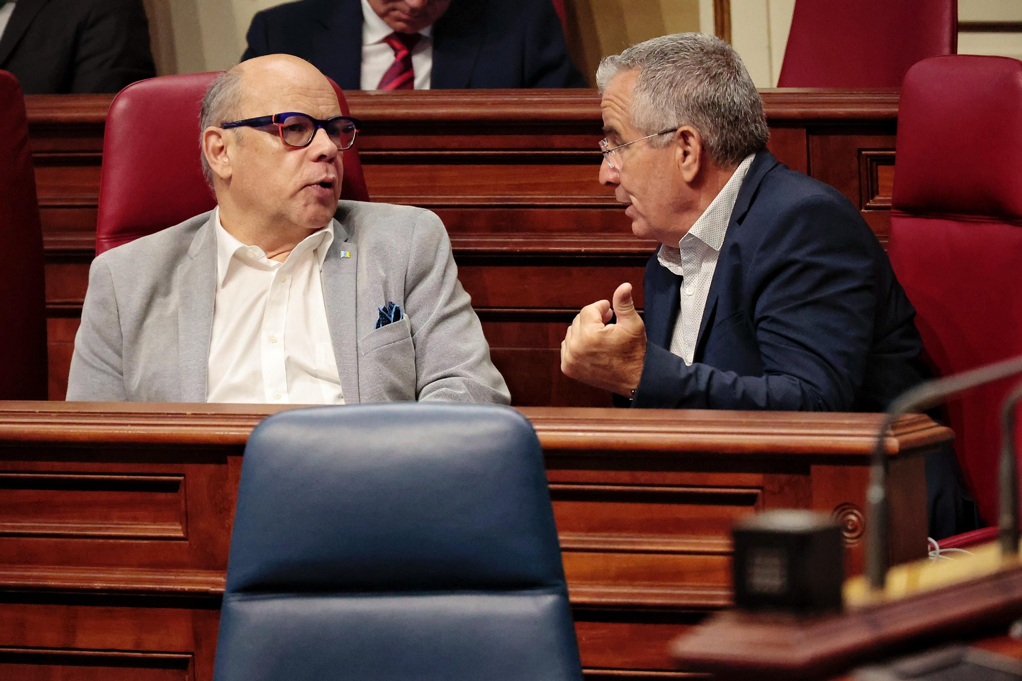 Sesión de control en el Parlamento de Canarias este miércoles 23 de julio de 2024.