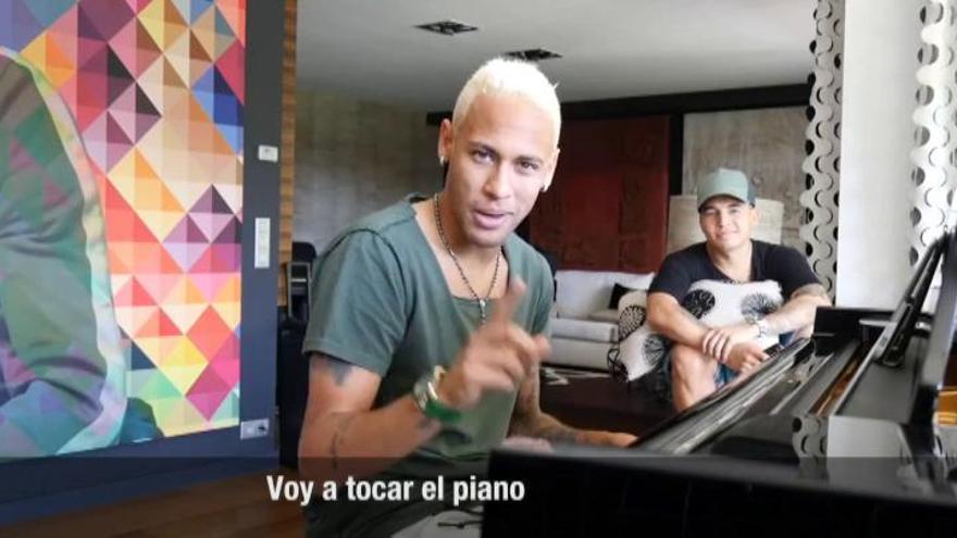 La primera canción de Neymar