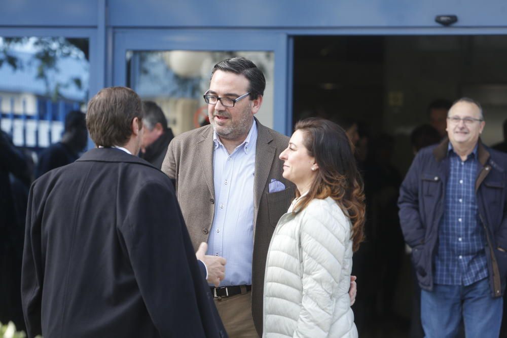 Funeral por la viuda de Vicente Sala