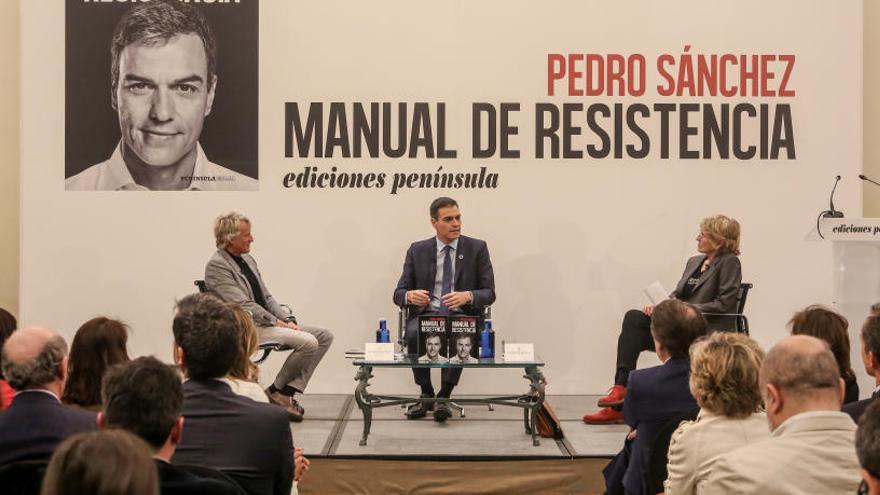 Pedro Sánchez presenta su libro &#039;Manual de resistencia&#039;.