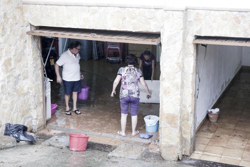 Son Sardina se inunda por las lluvias