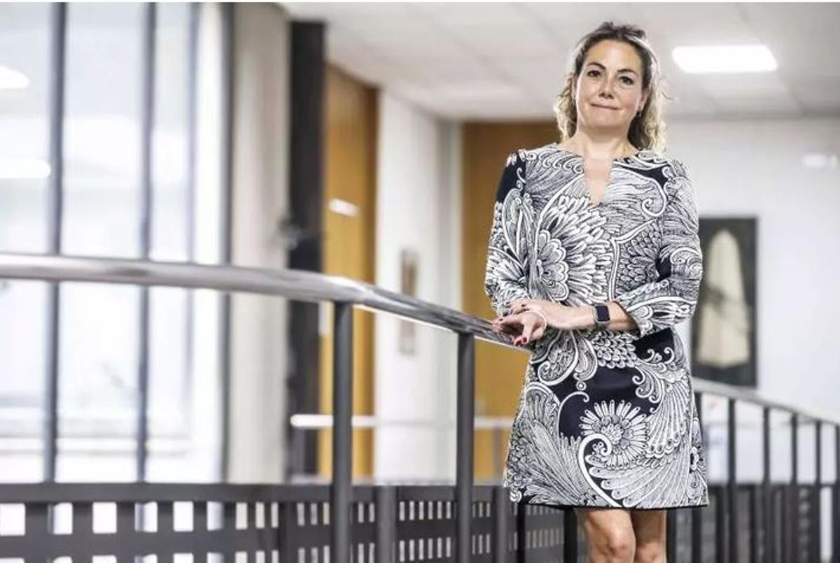Die Vorsitzende des Einzelhandelsverbands Afedeco, Joana Manresa