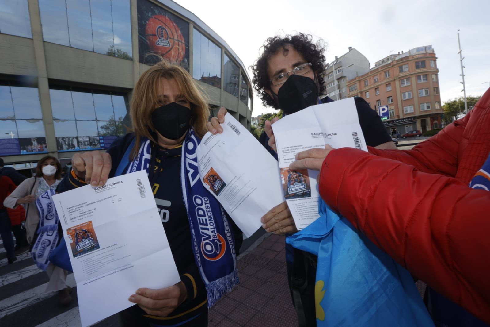 Las mejores imágenes del enfrentamiento entre el Leyma Coruña y el Liberbank Oviedo Baloncesto